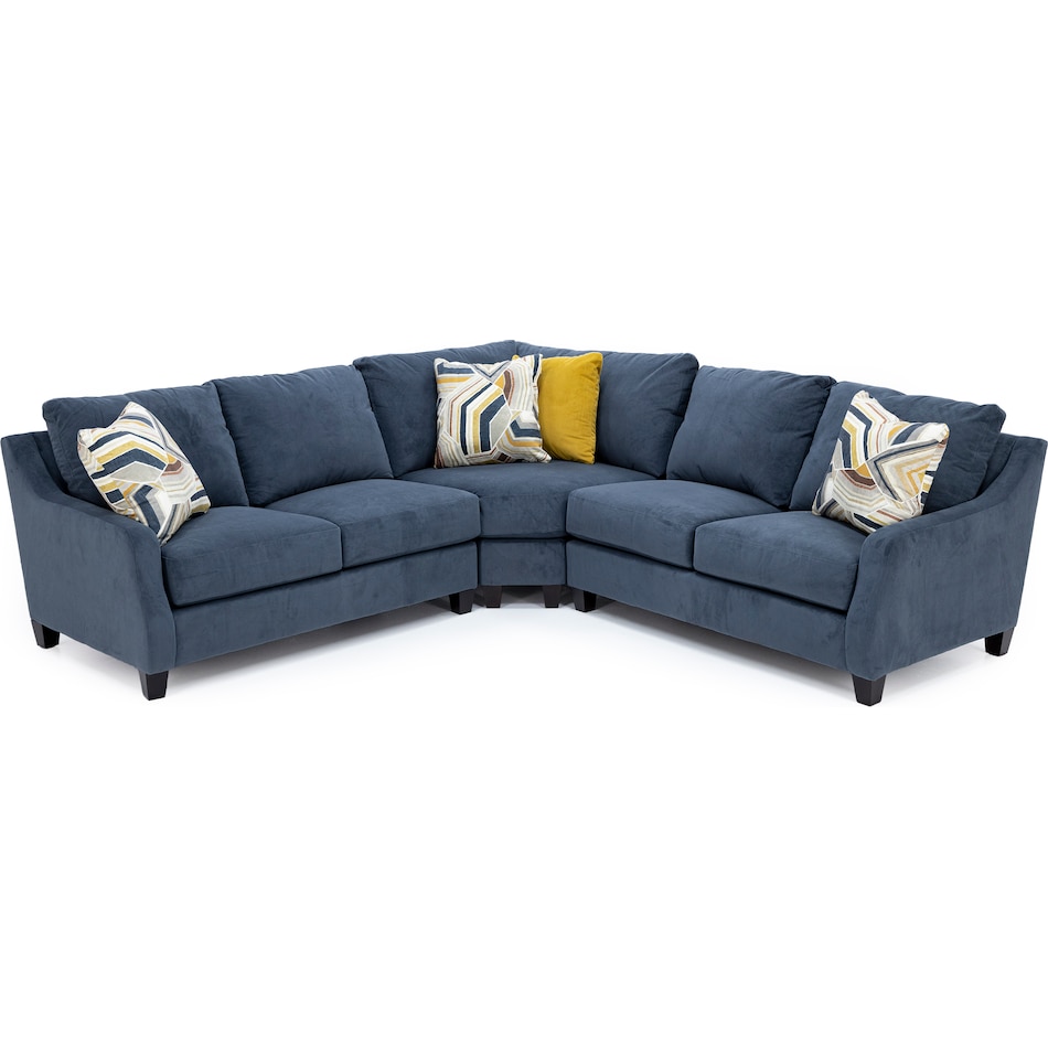 jackson mfg co blue sta fab sectional pieces zpkg  