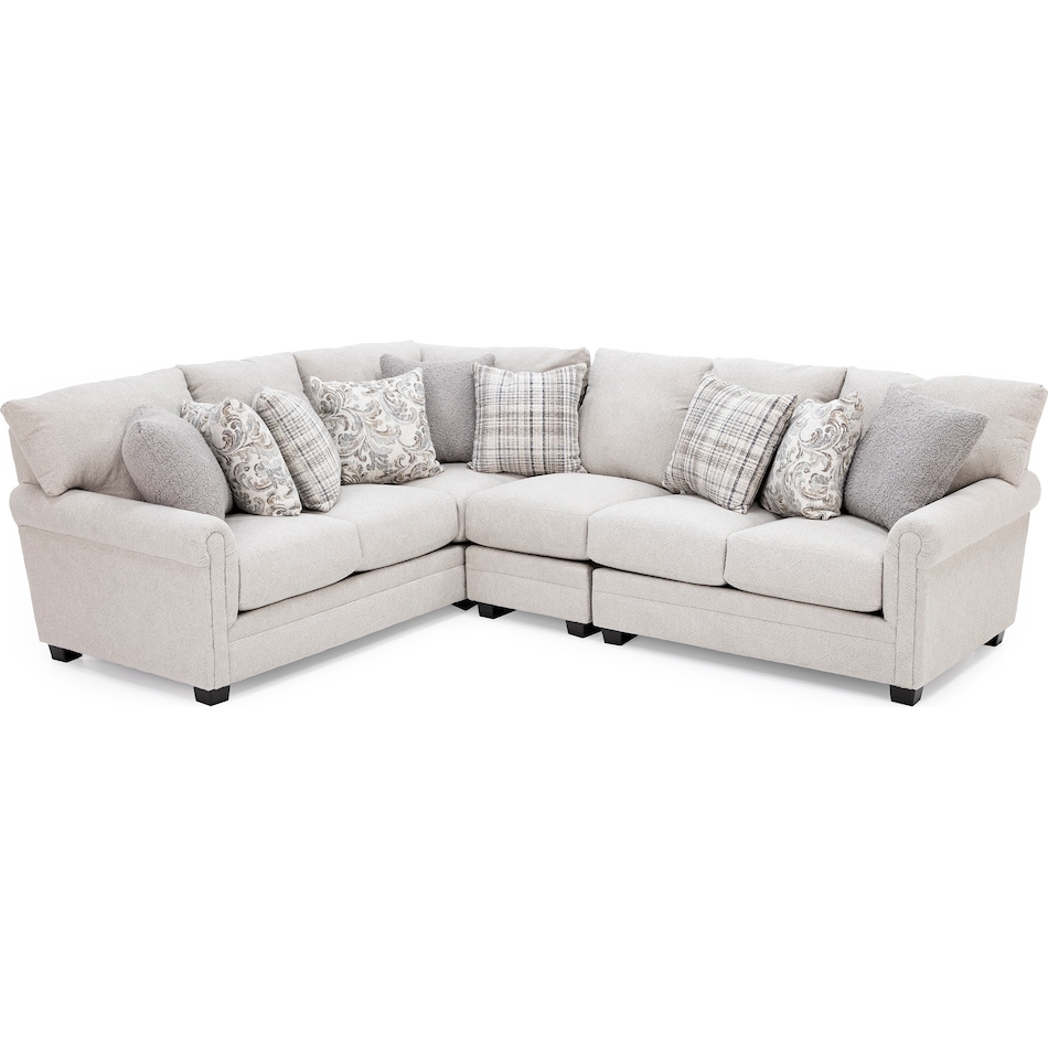 jackson mfg co brown sta fab sectional pieces pkg  