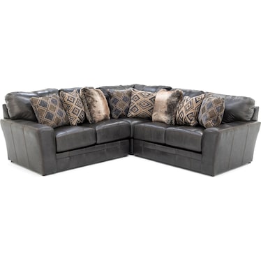 Camden 3-Pc. Leather Sectional
