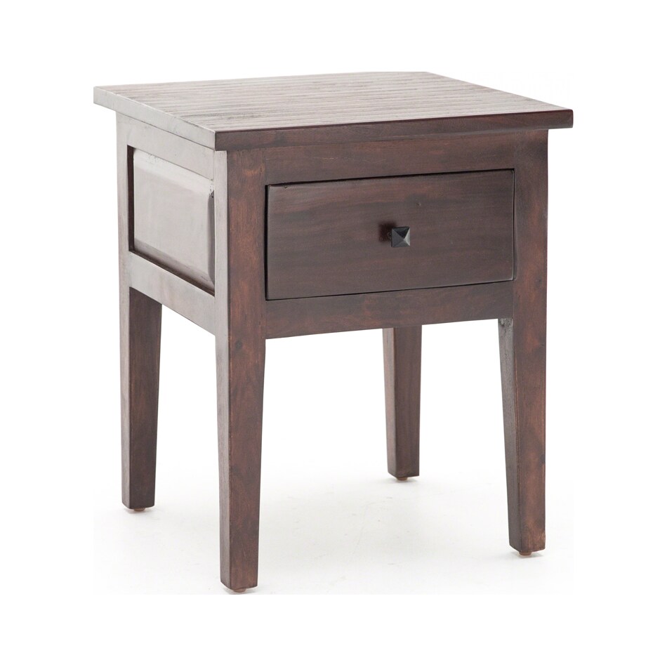 jaip brown end table   