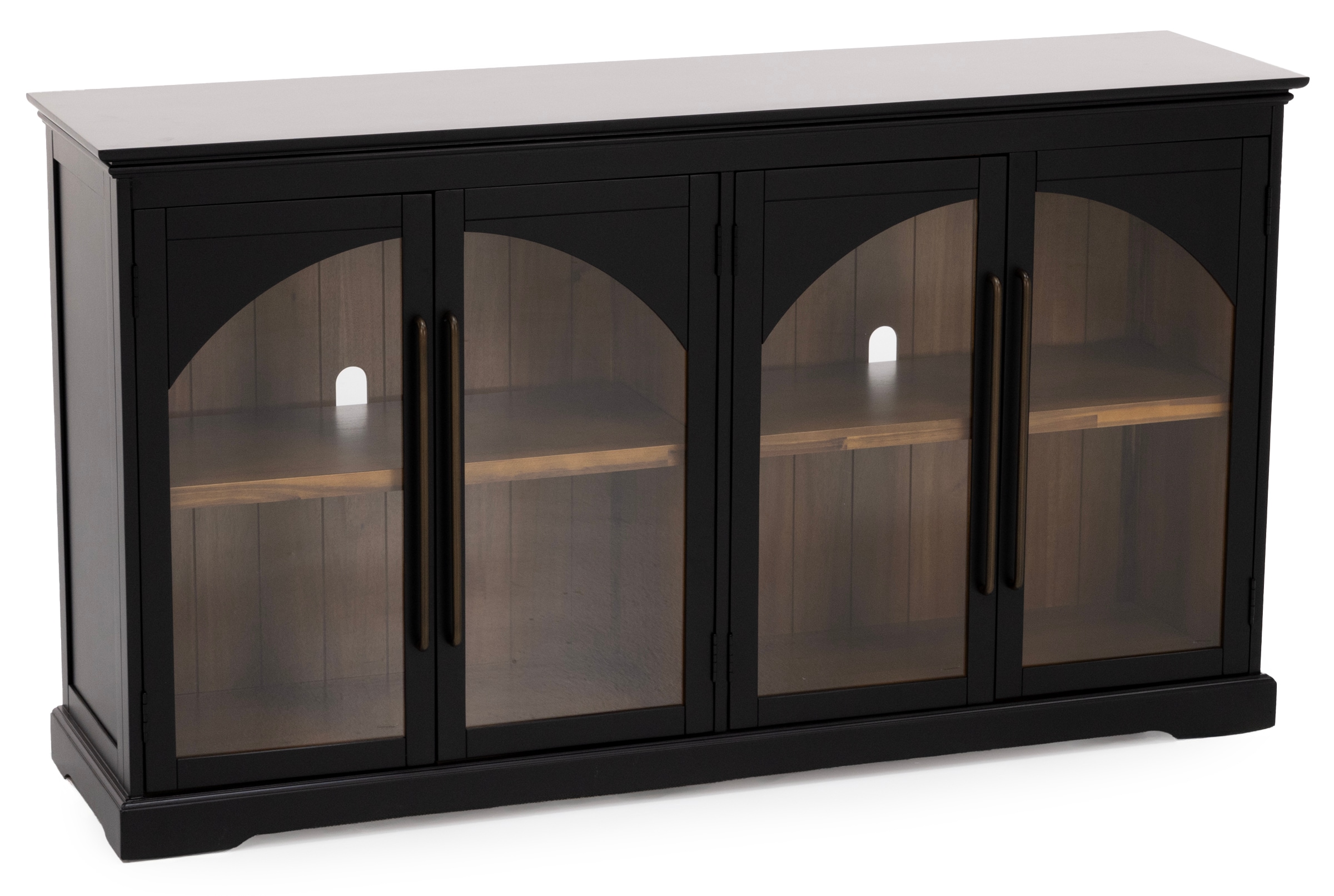 Chatelles Archibald ブラック 38(23.5〜24cm) Essential Archuletta Black 4 Door Cabinet | Steinhafels