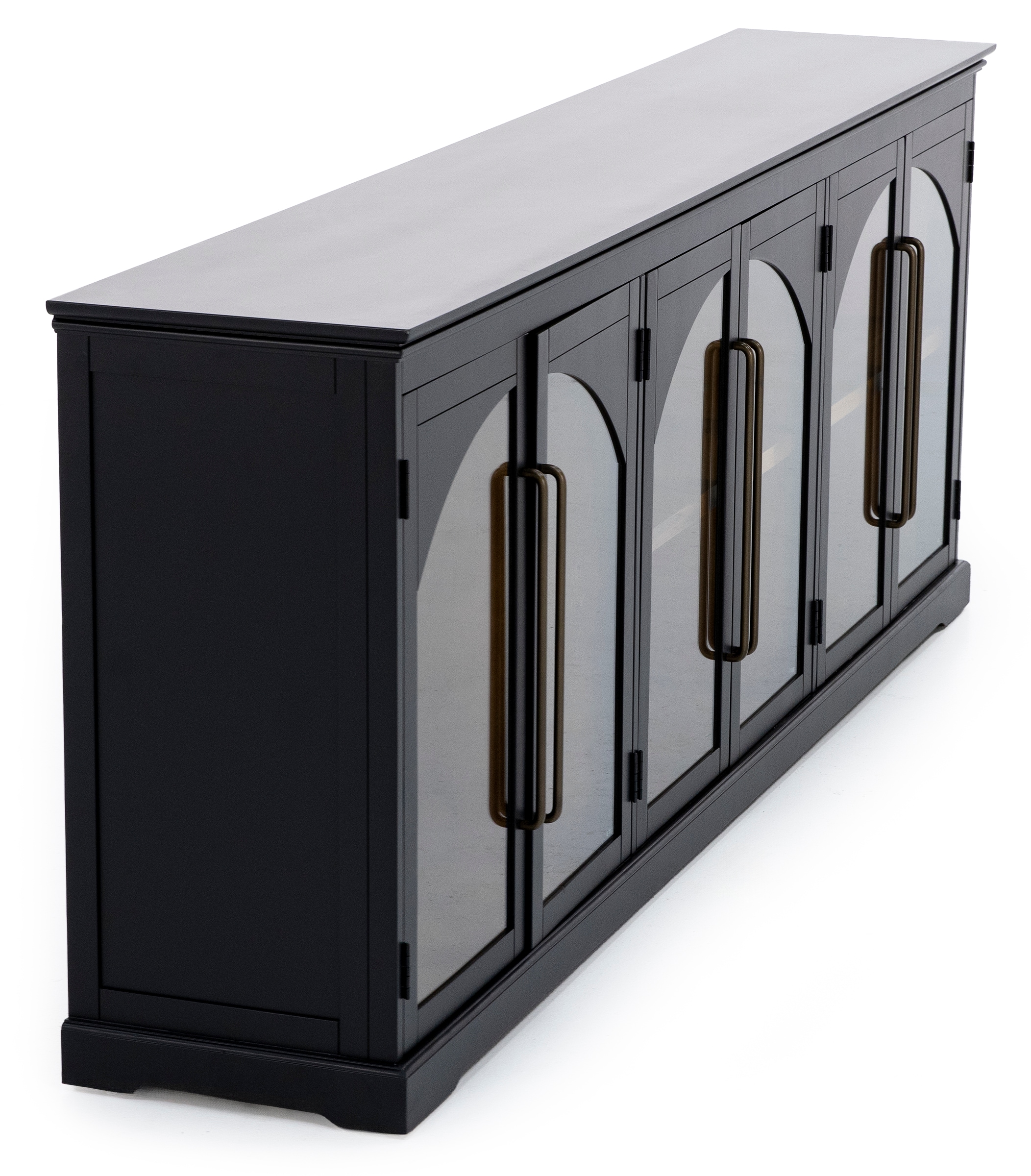 Essential Archuletta Black 6 Door Cabinet | Steinhafels