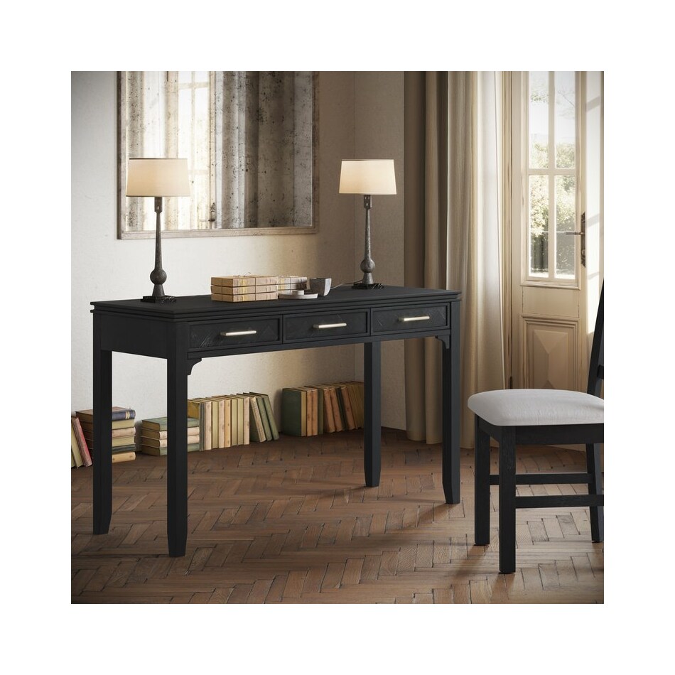 jfra black desk   