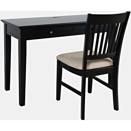 Craftsman Black Desk & Chair Set