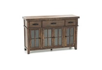 jfra brown buffet server sideboard   