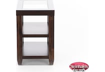 jfra brown chairside table  image ess  