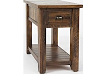 jfra brown chairside table   