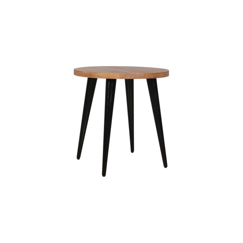 jfra brown chairside table   