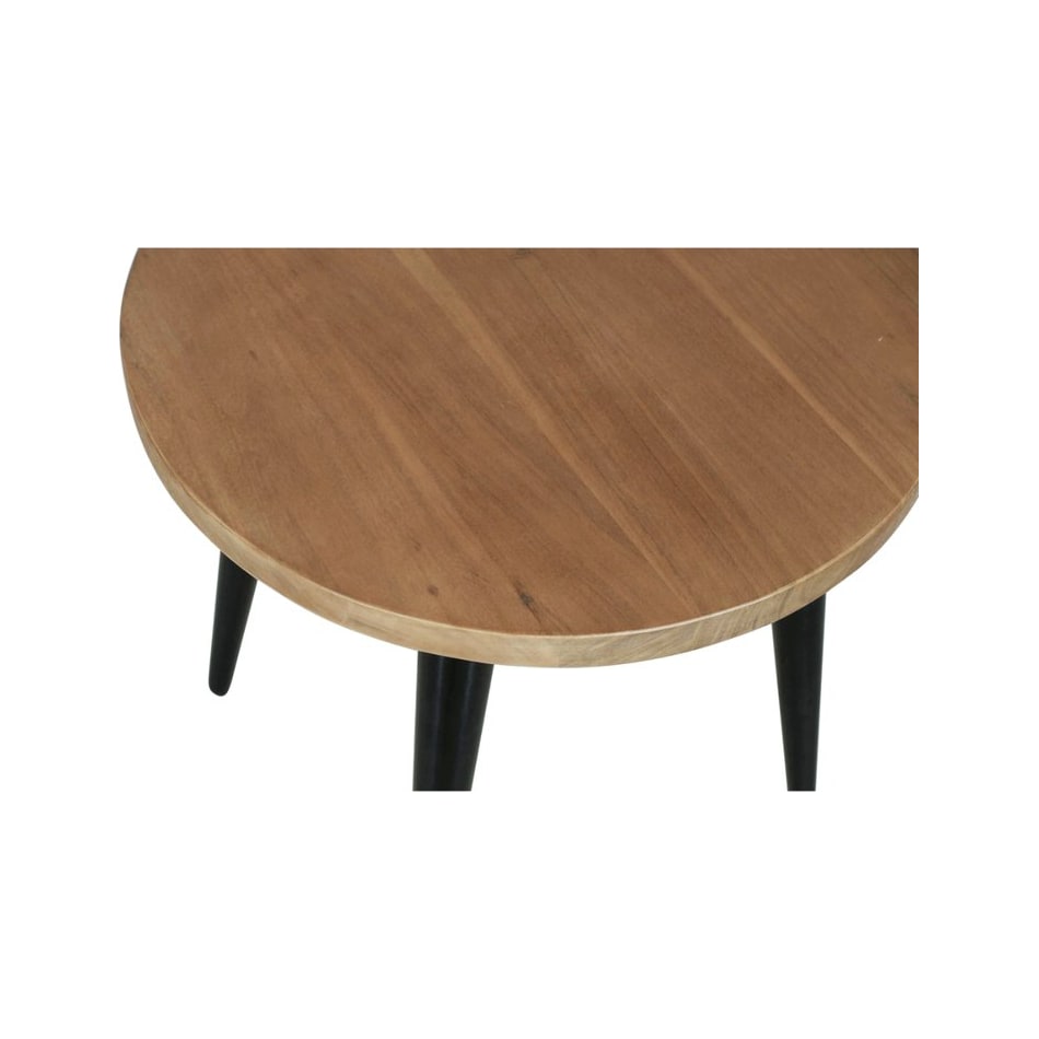 jfra brown chairside table   