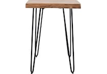 jfra brown chairside table   