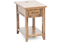 jfra brown chairside table clr  