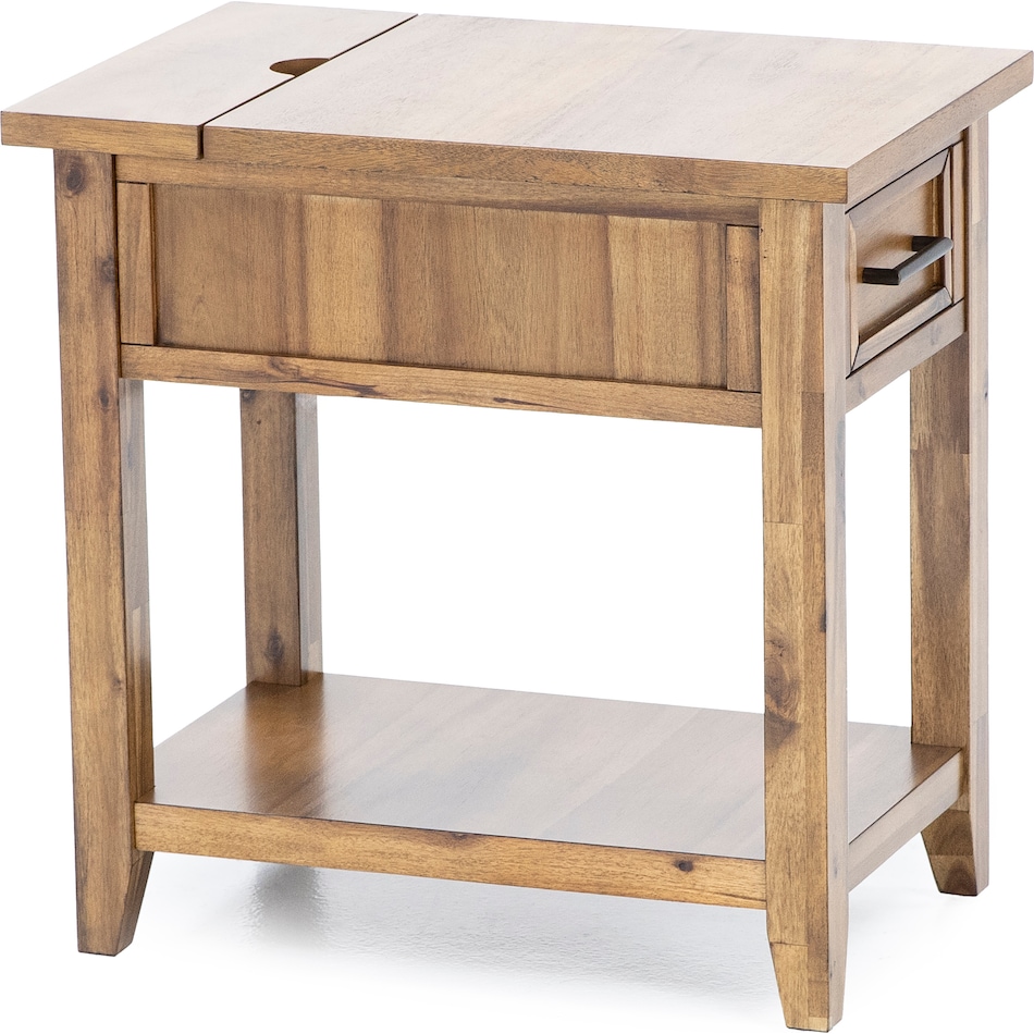 jfra brown chairside table clr  