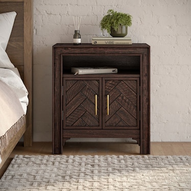 Gramercy Dark Chevron 25" Console