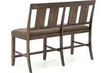 jfra brown counter height bench   