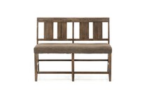 jfra brown counter height bench   