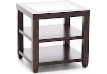 jfra brown end table ess  