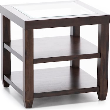 Essentials Merlot End Table