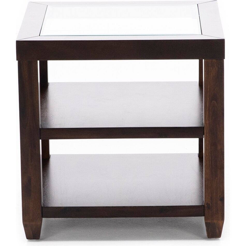 jfra brown end table ess  