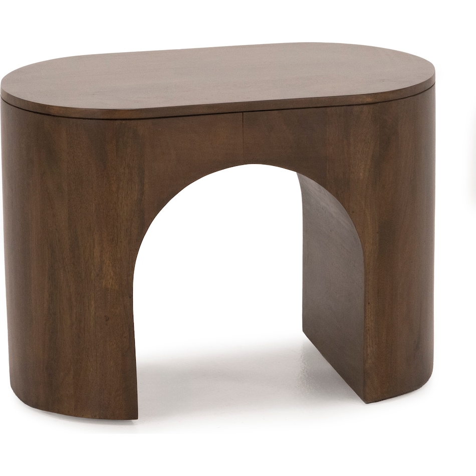 jfra brown end table luna  