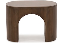 jfra brown end table luna  