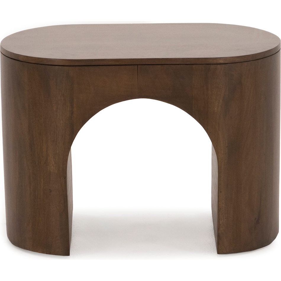 jfra brown end table luna  