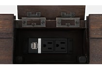 jfra dark chevron desk   