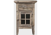 jfra grey wash chairside table   