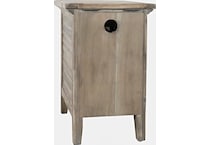 jfra grey wash chairside table   