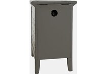 jfra grey chairside table   