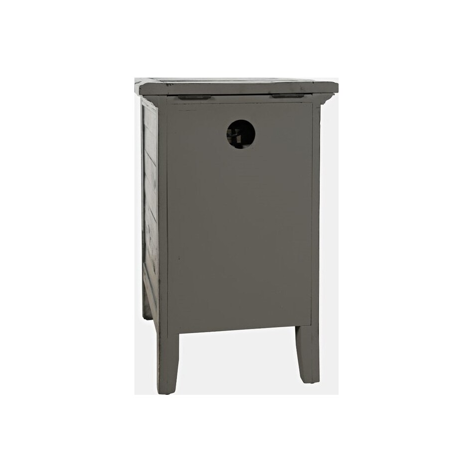 jfra grey chairside table   
