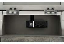 jfra grey chairside table   
