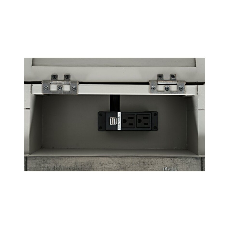 jfra grey chairside table   