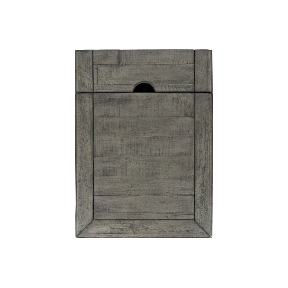 jfra grey chairside table   