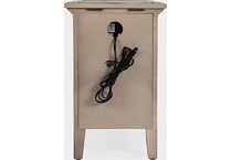 jfra grey chairside table   