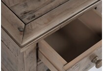 jfra grey chairside table   