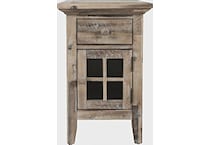 jfra grey chairside table   