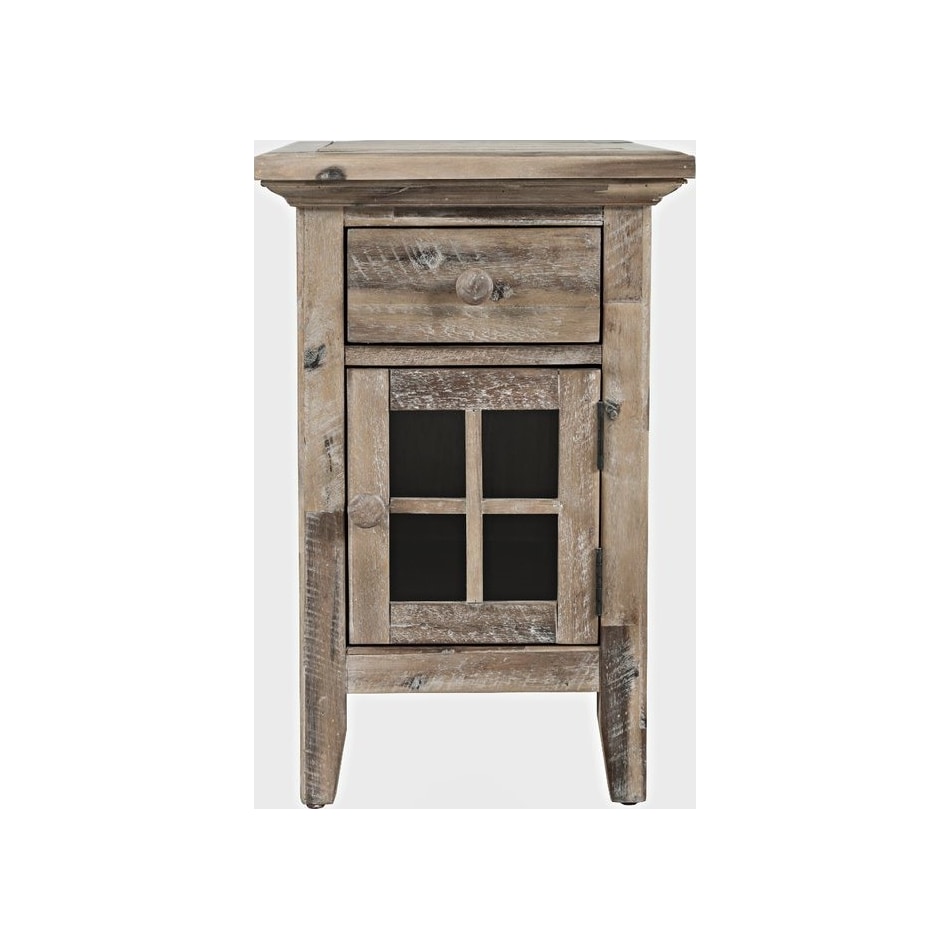 jfra grey chairside table   