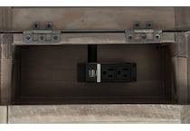 jfra grey chairside table   