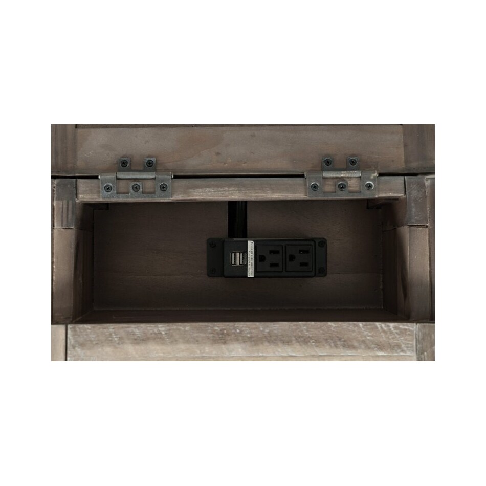 jfra grey chairside table   