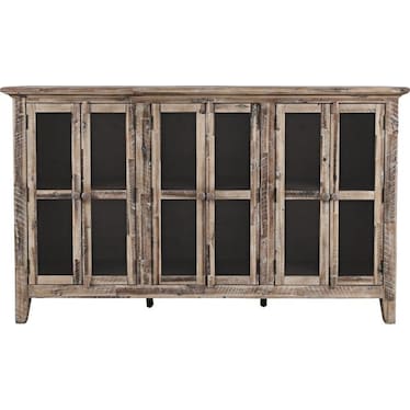 Rustic Shores 6 Door High Cabinet