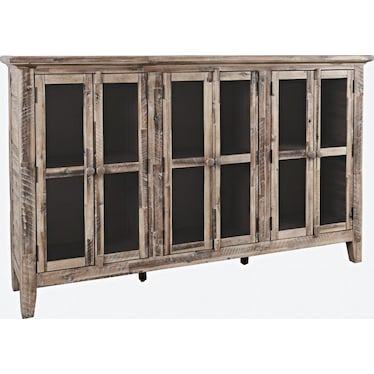 Rustic Shores 6 Door High Cabinet
