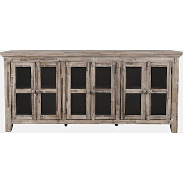 Rustic Shores 6 Door Low Cabinet