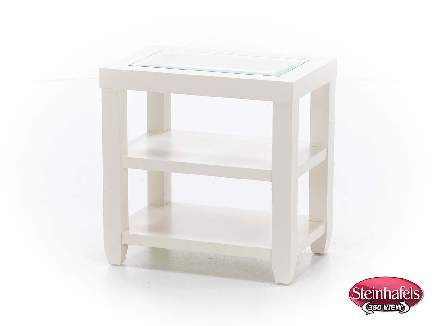 jfra white chairside table  image ess  