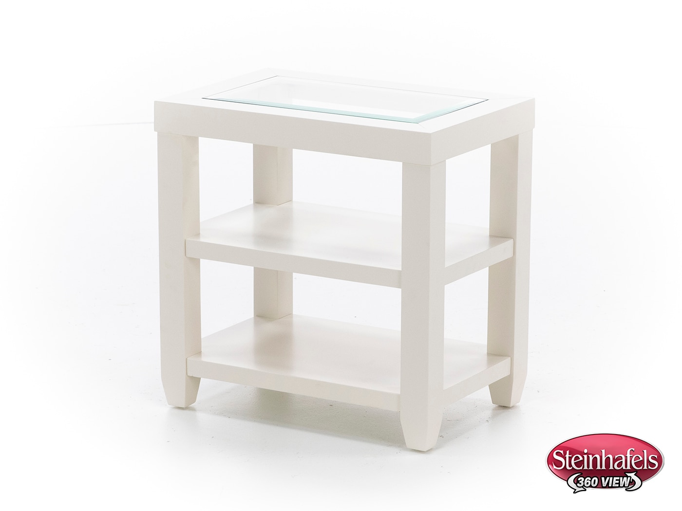 jfra white chairside table  image ess  