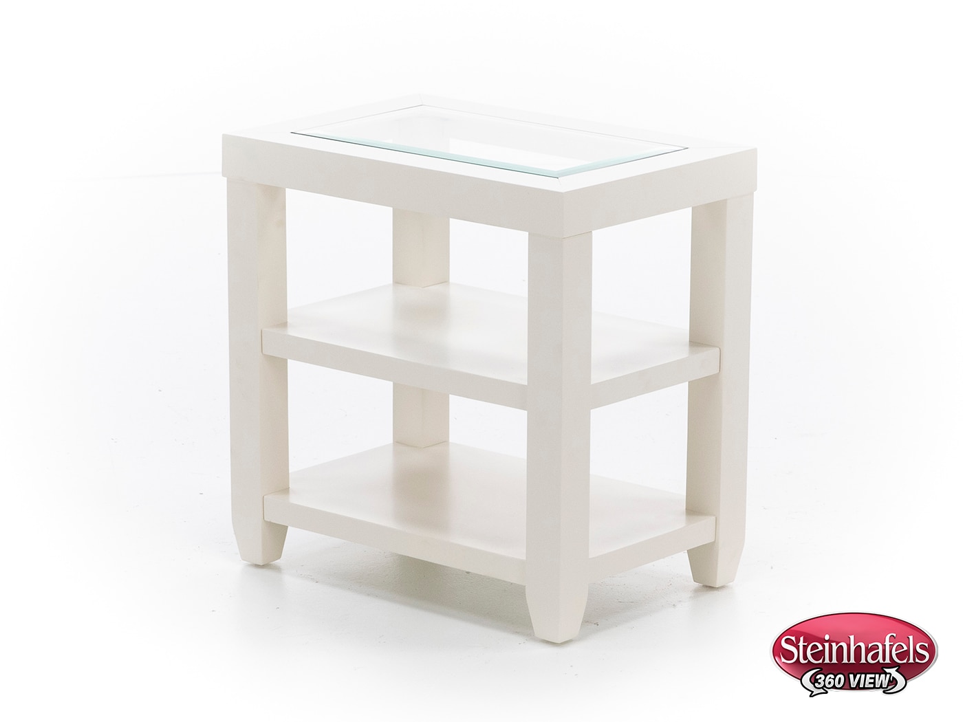 jfra white chairside table  image ess  