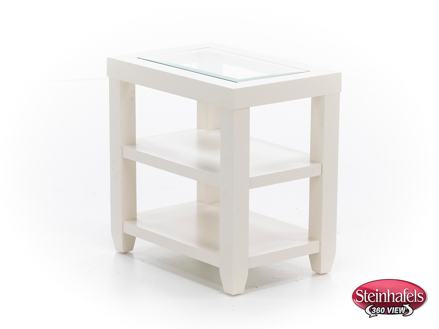 jfra white chairside table  image ess  
