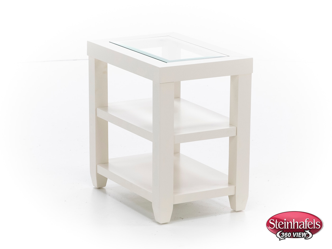 jfra white chairside table  image ess  