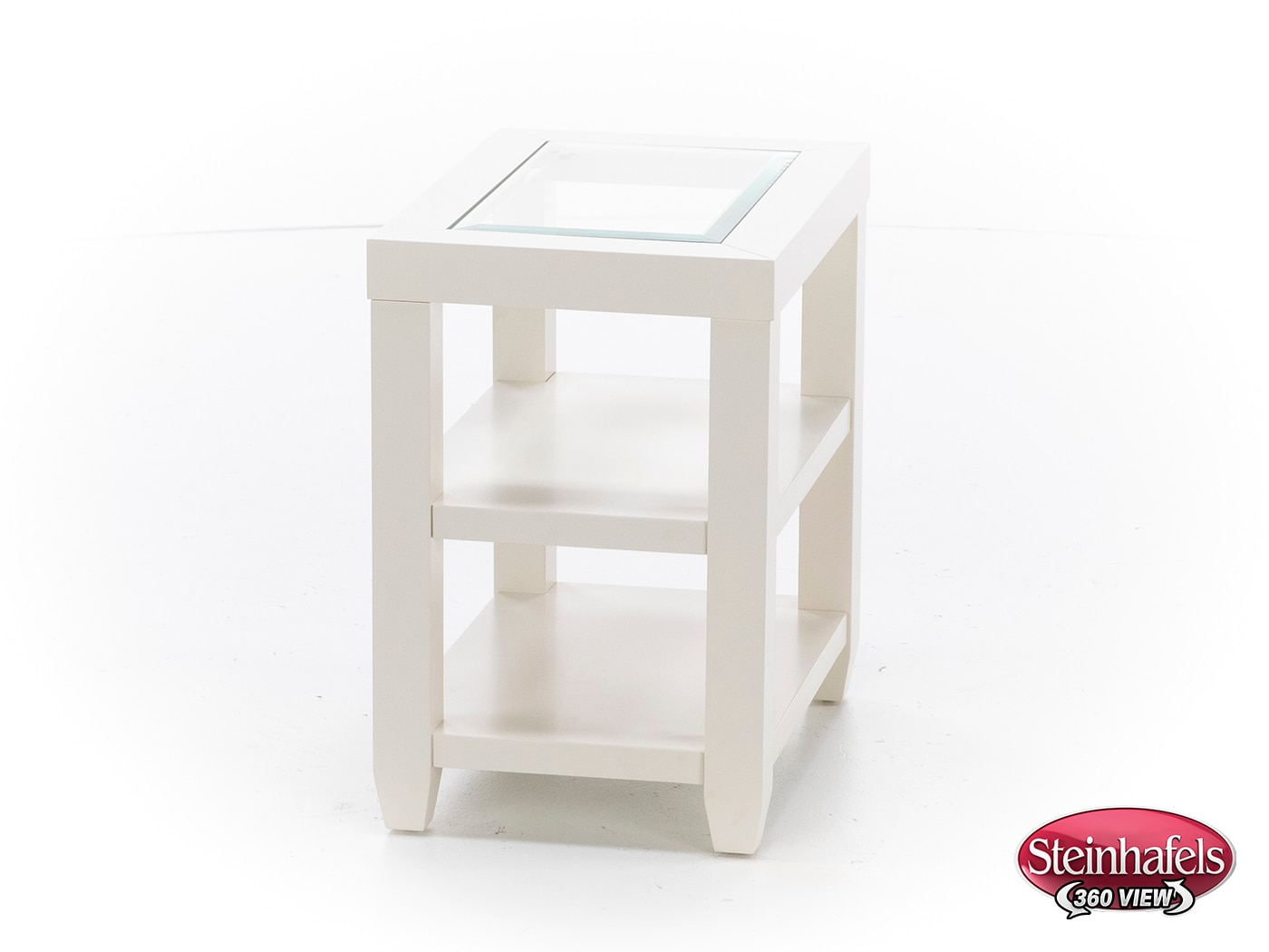 jfra white chairside table  image ess  