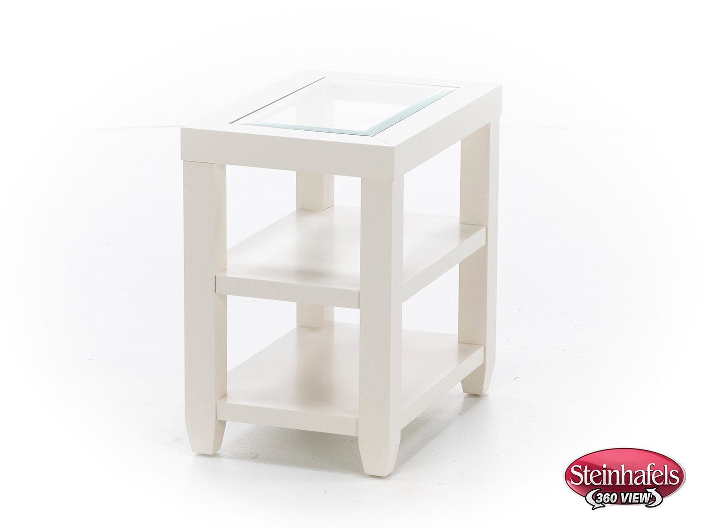 jfra white chairside table  image ess  