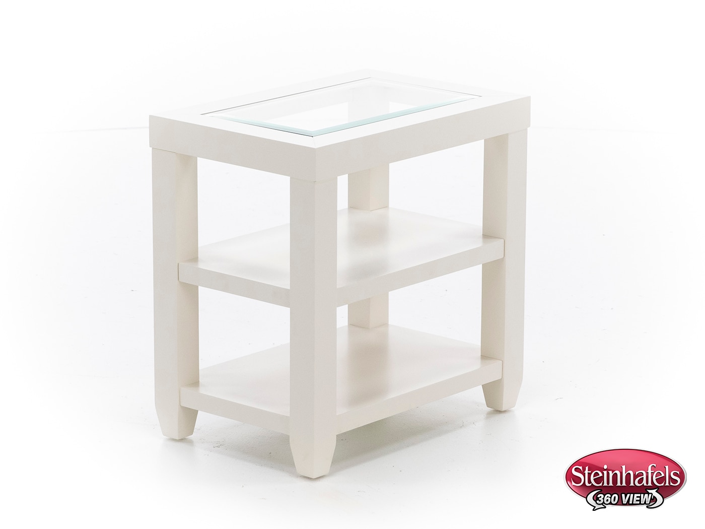 jfra white chairside table  image ess  